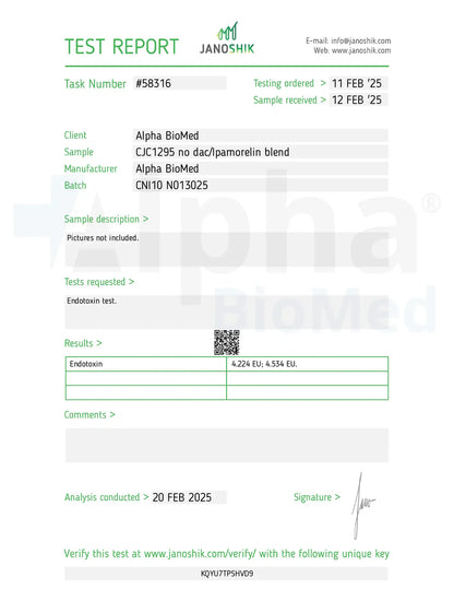 2X Blend CJC-1295 No DAC (5mg) / Ipamorelin (5mg)